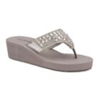 Olivia Miller Pinellas Women's Wedge Sandals, Size: 10, Grey