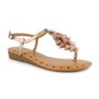 Dolce By Mojo Moxy Moxy Capri Women's Tassel Sandals, Size: Medium (9), Silver