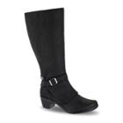 Easy Street Jan Women's Knee High Boots, Size: 6.5 Wide, Black