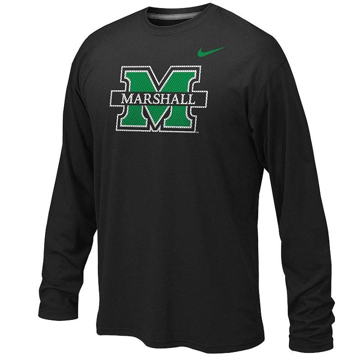 Boys 8-20 Nike Marshall Thundering Herd Legend Tee, Boy's, Size: Medium, Black
