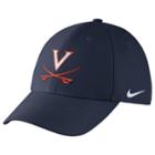Adult Nike Virginia Cavaliers Dri-fit Flex-fit Cap, Men's, Blue (navy)