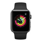 Apple Watch Series 3 (gps) 42mm Space Gray Aluminum Case With Black Sport Band