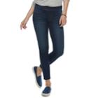 Petite Sonoma Goods For Life&trade; Pull-on Mid-rise Skinny Jeans, Women's, Size: 10 Petite, Light Blue