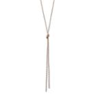 Lc Lauren Conrad Knotted Y Necklace, Women's, Pink Other