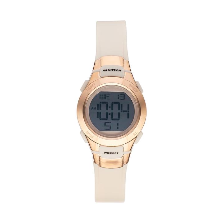 Armitron Women's Digital Chronograph Watch - 45/7012pbh, Size: Small, Pink