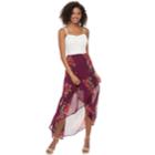 Juniors' Lily Rose High-low Floral Maxi Dress, Teens, Size: Xl, Wine Sage Print