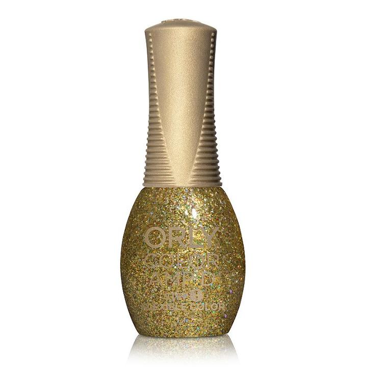 Orly Color Amp'd Flexible Color Nail Polish - Hollywood Royalty, Gold