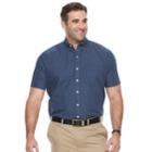 Big & Tall Van Heusen Classic-fit Wrinkle-free Button-down Shirt, Men's, Size: 3xb, Turquoise/blue (turq/aqua)