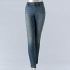 Women's Simply Vera Vera Wang Slimming Skinny Jeans, Size: 6 Short, Blue