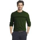 Big & Tall Arrow Classic-fit Striped Mock-layered Tee, Men's, Size: 3xl Tall, Dark Green