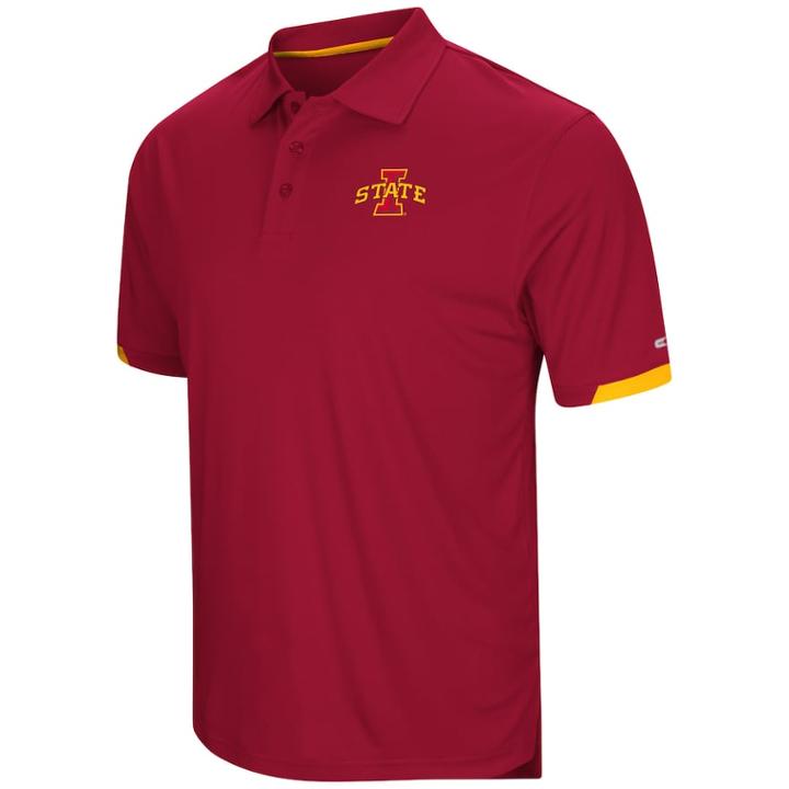 Men's Colosseum Iowa State Cyclones Loft Polo, Size: Xl, Med Red