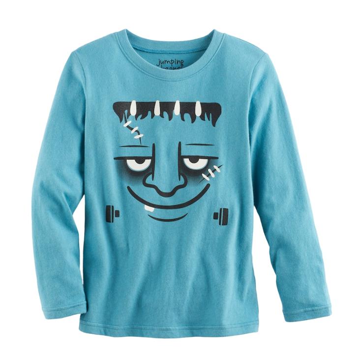 Baby Boy Jumping Beans&reg; Halloween Softest Graphic Tee, Size: 6 Months, Turquoise/blue (turq/aqua)