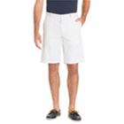 Men's Izod Seersucker Shorts, Size: 30, Light Grey