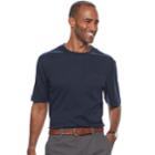 Men's Croft & Barrow&reg; Interlock Pocket Performance Tee, Size: Xl, Blue