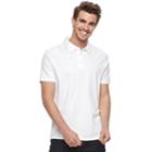 Men's Apt. 9&reg; Regular-fit Soft Touch Stretch Interlock Polo, Size: Medium, White