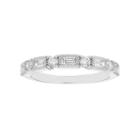 14k White Gold 3/8 Carat T.w. Diamond Fashion Ring, Women's, Size: 6.50