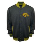 Men's Franchise Club Iowa Hawkeyes Classic Fleece Jacket, Size: Small, Grey