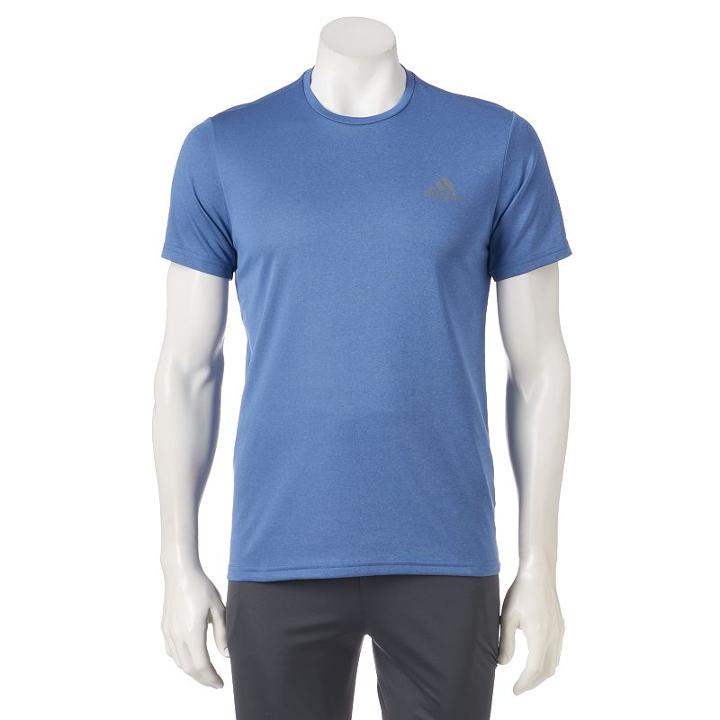 Men's Adidas Esssential Tee, Size: Large, Blue