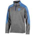 Men's Champion North Carolina Tar Heels Colorblock Quarter-zip Top, Size: Large, Black