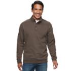 Men's Croft & Barrow&reg; Classic-fit Stretch Fleece Mockneck Pullover, Size: Xl, Dark Brown