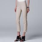 Women's Simply Vera Vera Wang Modern Pull-on Skinny Ankle Pants, Size: Xs, Silver