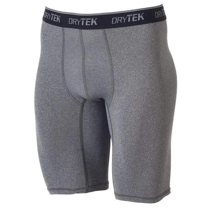 Men's Tek Gear&reg; Base Layer Jammer Shorts, Size: Large, Dark Grey