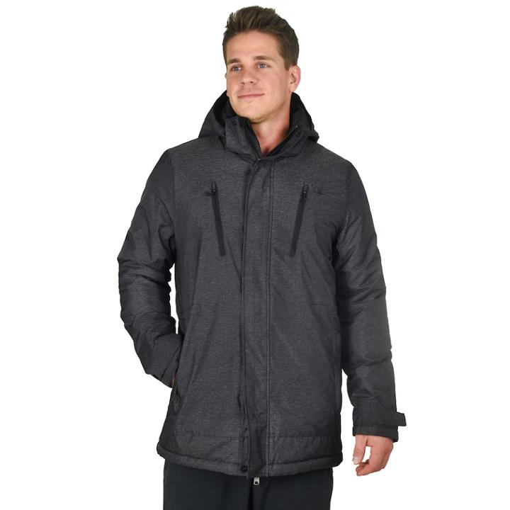Big & Tall Champion Herringbone Coaches Parka, Men's, Size: 2x Big, Grey