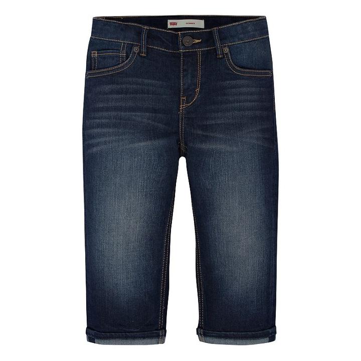 Girls 7-16 Levi's Susie Skimmer Jean Capris, Girl's, Size: 14, Dark Blue