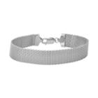 Mesh Chain Bracelet, Women's, Size: 7.5, Grey