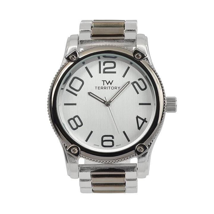 Territory Men's Stainless Steel Watch, Grey