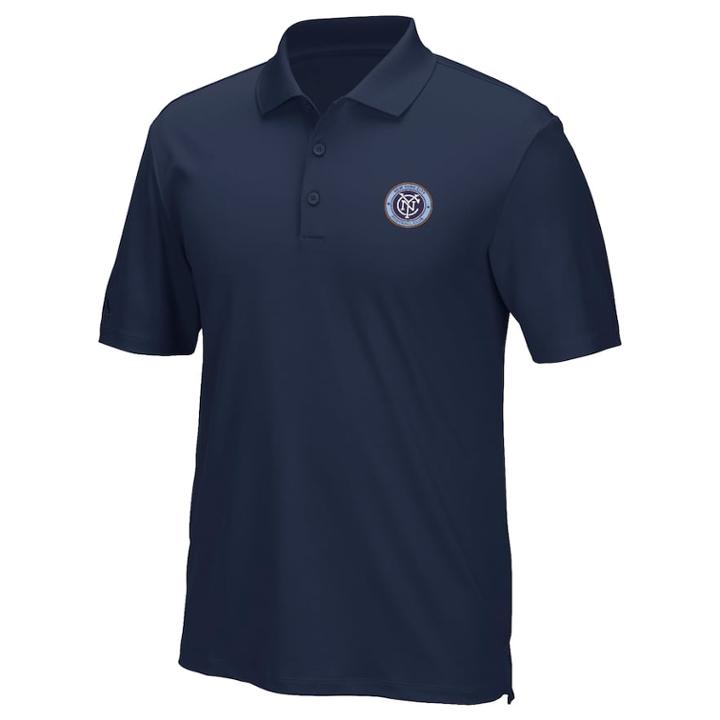 Men's Adidas New York City Fc Performance Polo, Size: Medium, Blue (navy)