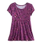 Girls 7-16 & Plus Size So&reg; Patterned Swing Legging Tee, Size: 16 1/2, Med Purple
