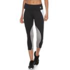 Women's Fila Sport&reg; Contrast Panel Running Capri Leggings, Size: Xs, Oxford