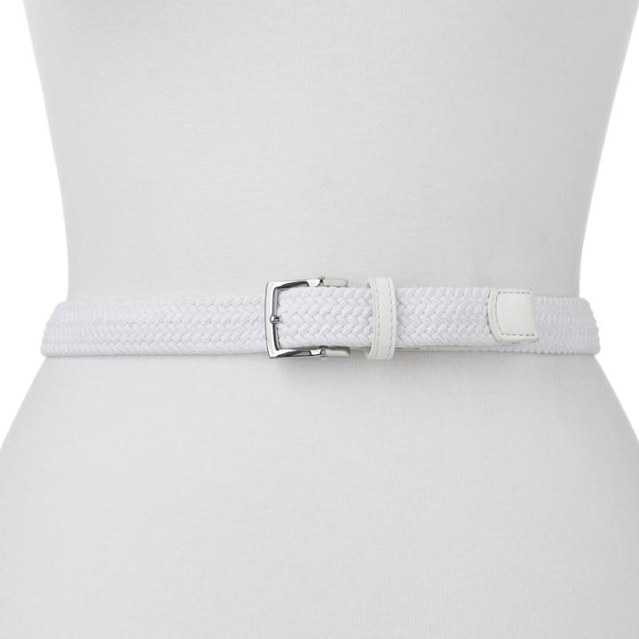 Women's Nike Woven G-flex Stretch Golf Belt, Size: Xl, White