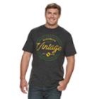 Big & Tall Sonoma Goods For Life&trade; Vintage Vinyl Graphic Tee, Men's, Size: 3xb, Brown Over