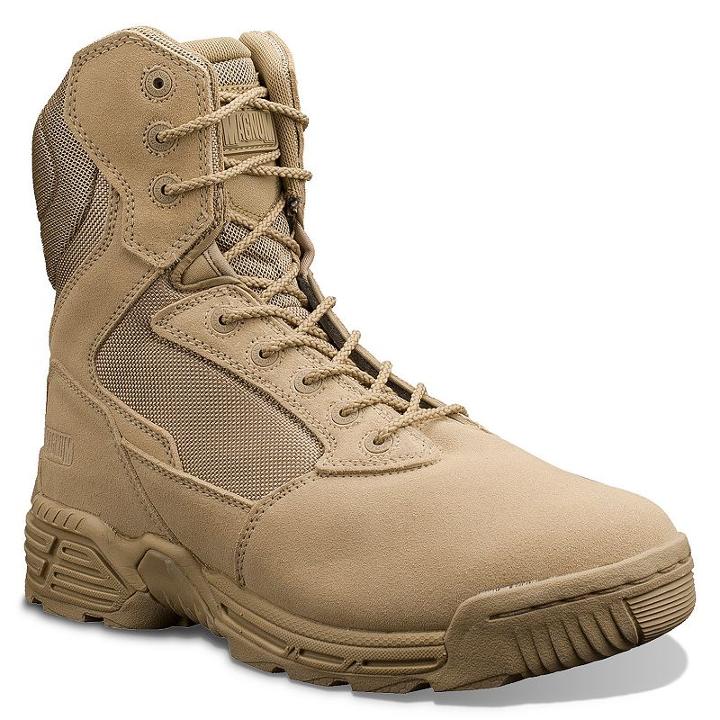 Magnum Stealth Force 8.0 Men's Work Boots, Size: Medium (13), Beig/green (beig/khaki)