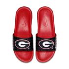 Men's Nike Georgia Bulldogs Benassi Slide Sandals, Size: 13, Grey (charcoal)