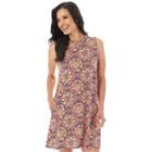 Women's Ab Studio Printed Pocket Swing Shift Dress, Size: Regular, Ovrfl Oth