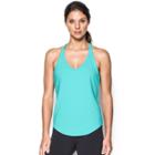Women's Under Armour Flashy Racerback Tank, Size: Large, Red Overfl