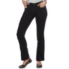 Women's Sonoma Goods For Life&trade; Curvy Bootcut Jeans, Size: 16 Avg/reg, Black