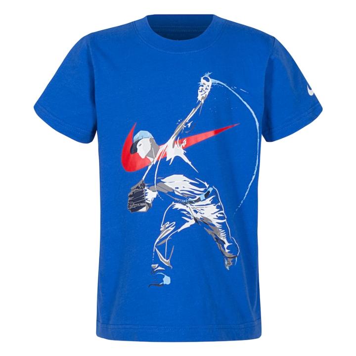 Boys 4-7 Nike Baseball Player Graphic Tee, Size: 6, Med Blue