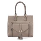Sonoma Goods For Life&trade; Ruby Tassel Satchel, Women's, Grey