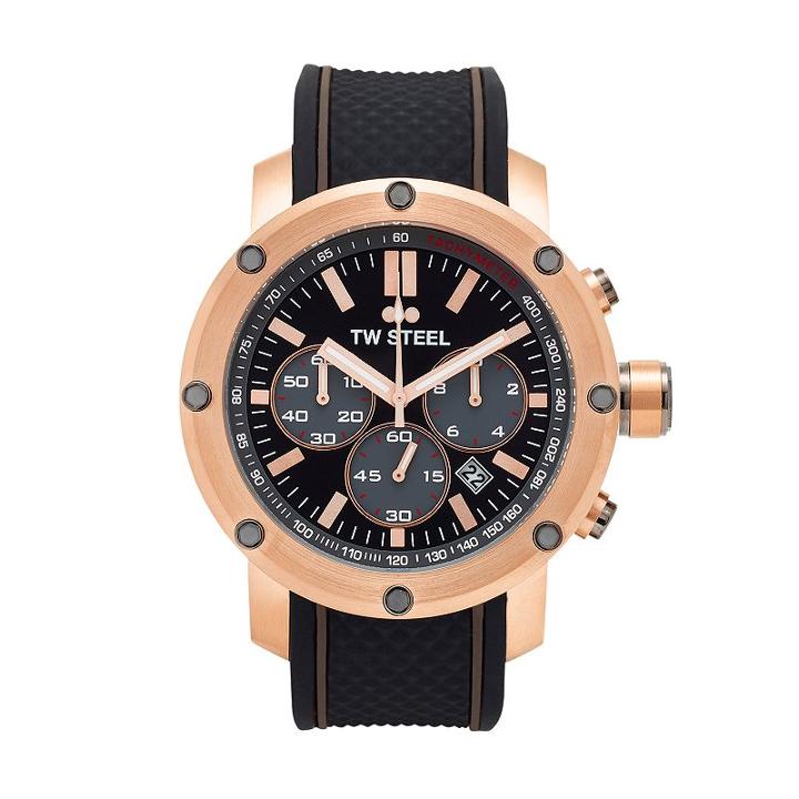 Tw Steel Men's Grandeur Tech Chronograph Watch - Ts5, Black