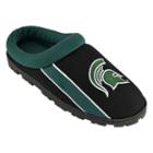 Adult Michigan State Spartans Sport Slippers, Size: Xl, Black
