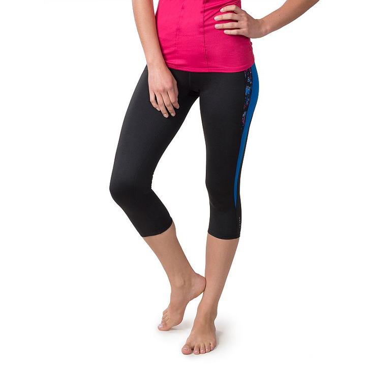 Women's Soybu Peak Capri Yoga Leggings, Size: Small, Blue Other