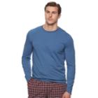 Big & Tall Apt. 9&reg; Premier Flex Classic-fit Stretch Crewneck Tee, Men's, Size: L Tall, Blue