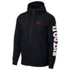 Men's Nike Full-zip Fleece Hoodie, Size: Xl, Grey (charcoal)