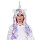 Adult Pastel Unicorn Costume Wig, Size: Standard, Multicolor