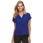 Petite Apt. 9&reg; Dolman-sleeve Top, Women's, Size: L Petite, Med Blue