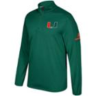 Men's Adidas Miami Hurricanes Sideline Pullover, Size: Small, Multicolor